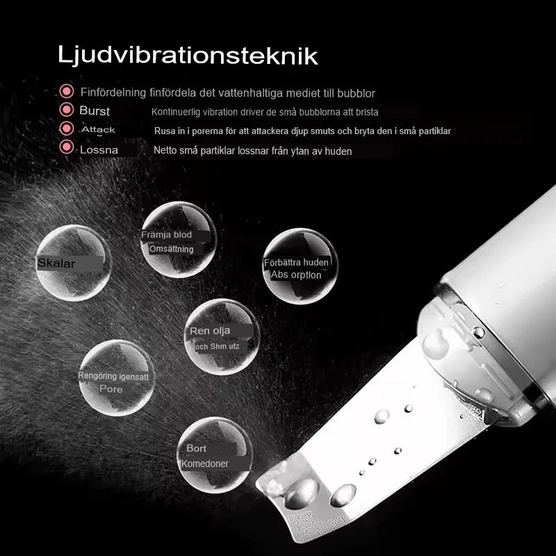 Djuprengörande ultraljuds-peelingapparat Ivea