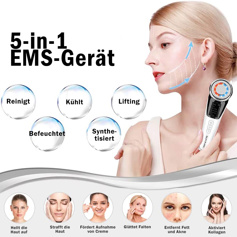 EMS Facelifting Antifalten Gesichtsmassagegerät 