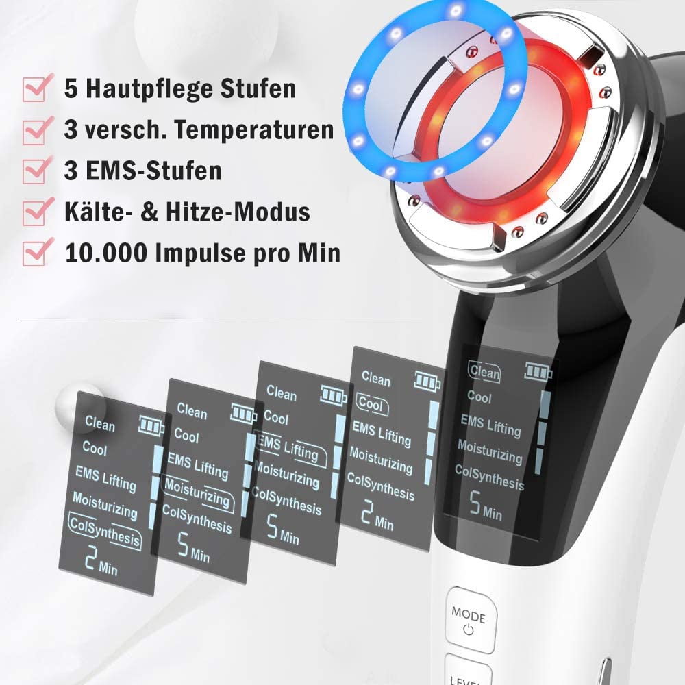 EMS Facelifting Antifalten Gesichtsmassagegerät 