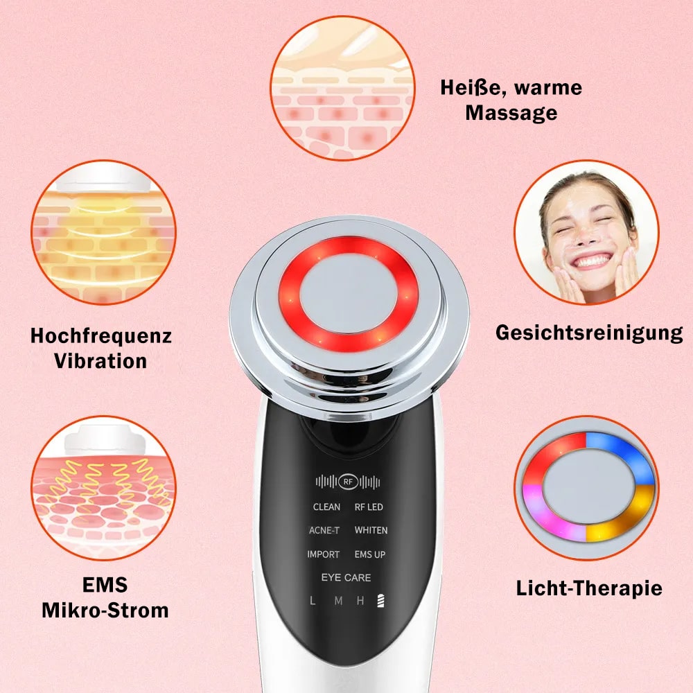 EMS Facelifting Antifalten Gesichtsmassagegerät 